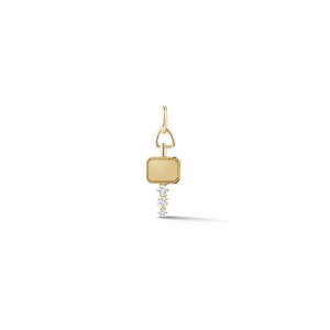 18k Yellow Gold Catherine Key Charm