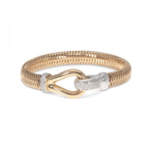 Roberto Coin Primavera Buckle Rose Gold Bracelet