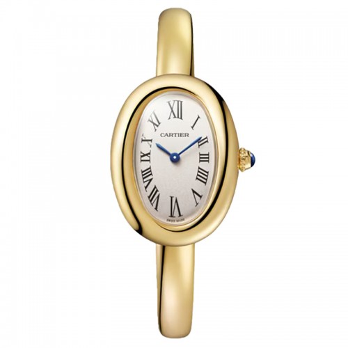 Baignoire de Cartier Watch, Small Model, Size 17, Quartz Movement. 18K Yellow Gold