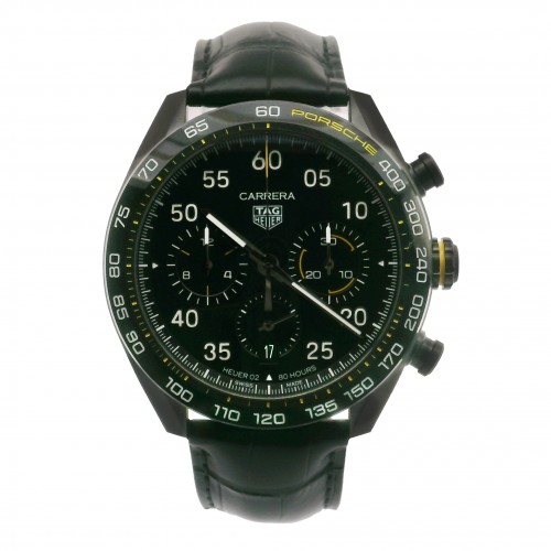 Pre-Owned Tag Heuer Carrera x Porsche Yellow Racing Special Edition