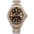Pre-Owned Rolex Yachtmaster 37 in Oystersteel & Everose Rolesor