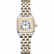 Panth&egravere de Cartier Watch, Small Model, Quartz Movement, Yellow Gold, Steel