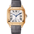 Santos de Cartier, Large Model, Automatic Movement, Rose Gold, Leather