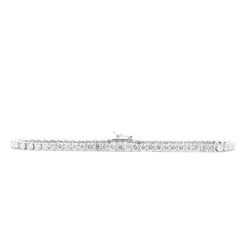 4.00ctw White Gold Diamond Tennis Bracelet