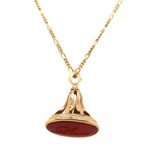 Monica Rich Kosann Yellow Gold Large Love Pendant