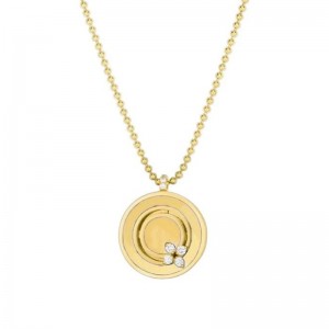 Roberto Coin Yellow Gold Love in Verona Pendant Necklace