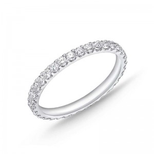 Platinum Odessa Diamond Eternity Wedding Band