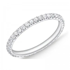 2.05ctw Platinum Diamond Eternity Wedding Band