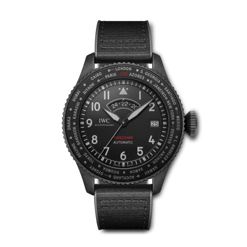 IWC Pilot's Watch Timezoner TOP GUN Ceratanium