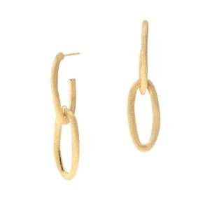 Marco Bicego Jaipur Collection Yellow Gold Oval Double Link Earrings