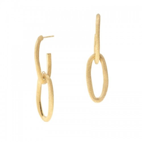Marco Bicego Jaipur Collection Yellow Gold Oval Double Link Earrings