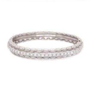 1.20ctw White Gold Doris Panos Diamond Bangle