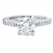 Platinum 1.04 Carat Diamond Engagement Ring
