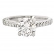 Platinum 1.04 Carat Diamond Engagement Ring