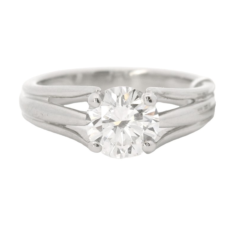 Platinum 1.04 Carat Diamond Engagement Ring