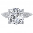 Estate Collection Old Mine Cut 2.52 Carat Diamond Engagement Ring