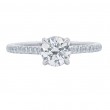 Platinum "New Aire" 0.70 Carat Round Diamond Engagement Ring