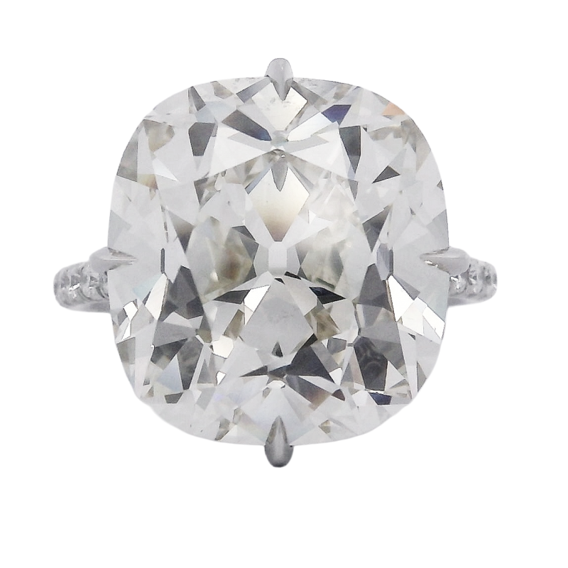 13.26 Carat Diamond Engagement Ring in Platinum