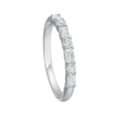 Platinum & Diamond Half Way Diamond Band