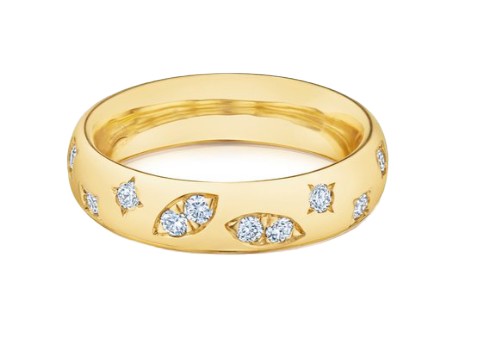 Kwiat 18k Yellow Gold Cobblestone Ring
