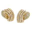 Cindy Royce 18k Yellow Gold & Diamond Clip Earrings