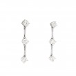 18k White Gold & Diamond Serena Drop Earrings