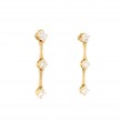 18k Yellow Gold & Diamond Serena Drop Earrings
