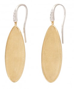 Marco Bicego 18k White & Yellow Gold Lunaria Twist Collection Earrings