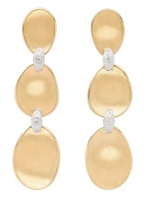 Marco Bicego 18k White & Yellow Gold Lunaria Collection Earrings