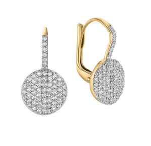 Phillips House 14k Yellow Gold & Diamond Petite Infinity Leverback Drop Earrings