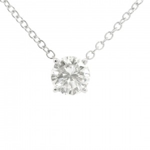 18k White Gold 2.18 Carat Round Brilliant Diamond Pendant