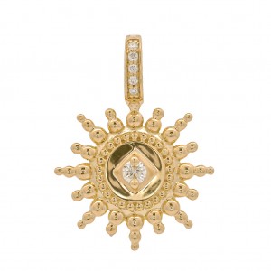 Penny Preville 18k Yellow Gold & Diamond Star Charm