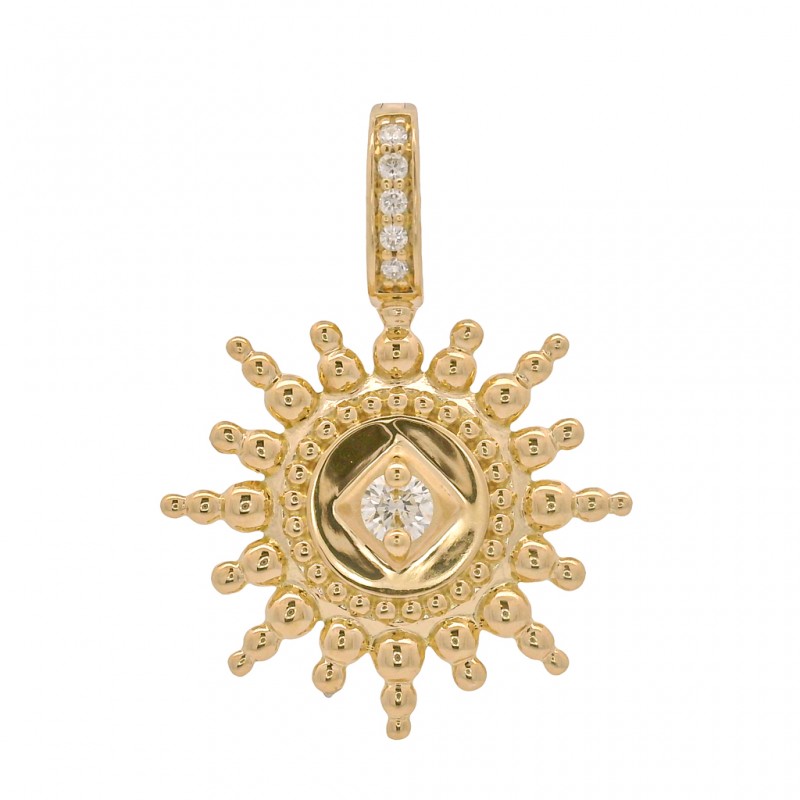 Penny Preville 18k Yellow Gold & Diamond Star Charm