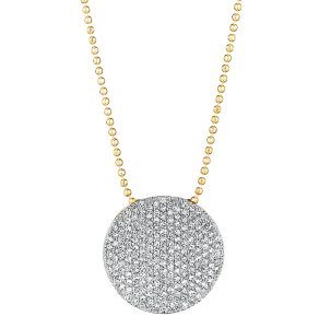 Phillips House 14k Yellow Gold & Diamond Large Infinity Necklace