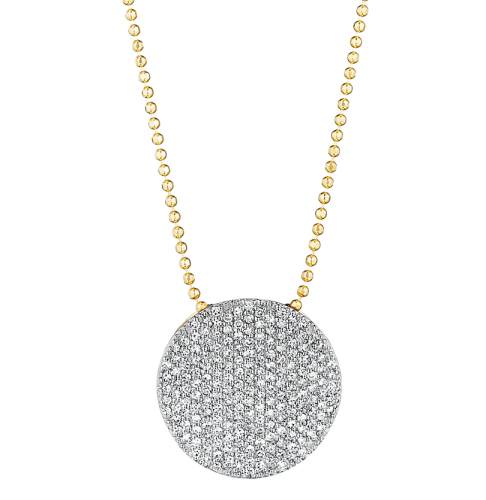 Phillips House 14k Yellow Gold & Diamond Large Infinity Necklace