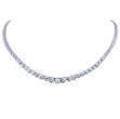 Oscar Heyman Platinum & Diamond Graduated Necklace