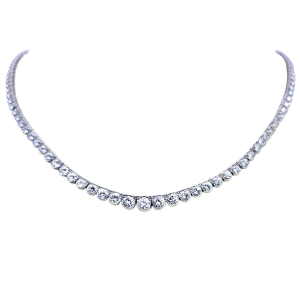 Oscar Heyman Platinum & Diamond Graduated Necklace