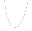 18k Yellow Gold Cascade Diamond Necklace