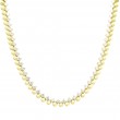 18k White & Yellow Gold Diamond Necklace