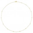 14k Yellow Gold Diamonds By The Yard Chain