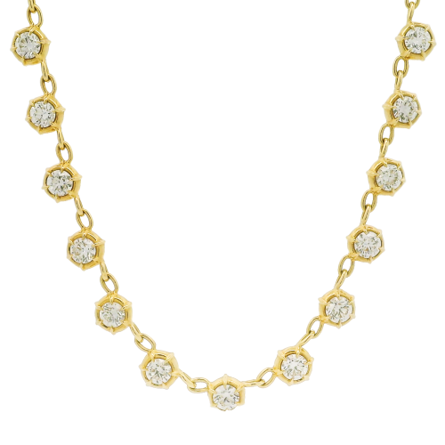 Rahaminov 18k Yellow Gold  & Diamond 