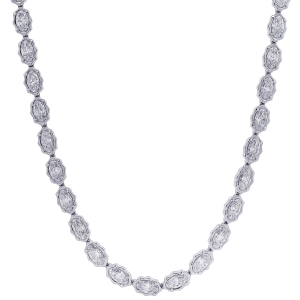 Rahaminov 18k White Gold & Diamond "Victoria" Necklace
