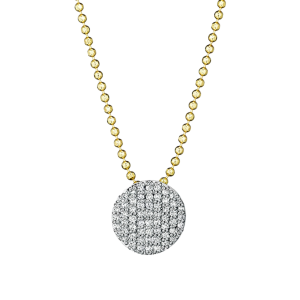 Phillips House 14k Yellow Gold & Diamond Mini Infinity Necklace