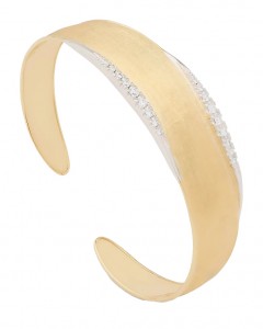 Marco Bicego 18k Yellow & White Gold Lunaria Collection Cuff
