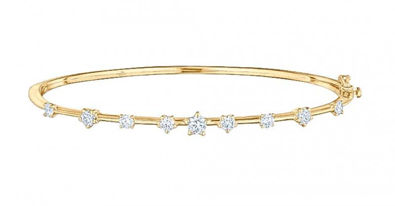 Kwiat 18k Yellow Gold "Star Set" Starry Night Bangle
