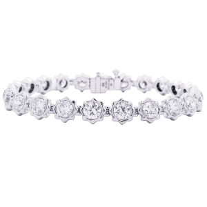 Rahaminov 18k White Gold "Victoria" Diamond Bracelet