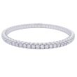 18k White Gold & Diamond Stretch Bracelet