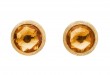 Marco Bicego Jaipur Color Collection Yellow Gold Citrine Gemstone Large Stud