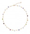 Marco Bicego 18k Yellow Gold & Mixed Gemstone Paradise Collection Necklace