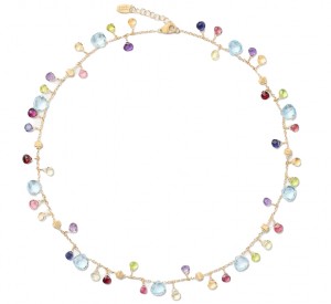 Marco Bicego 18k Yellow Gold & Mixed Gemstone Paradise Collection Necklace